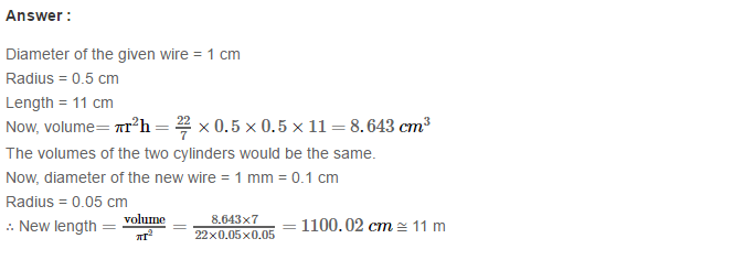 Volume and Surface Area of Solids RS Aggarwal Class 8 Solutions Ex 20B 15.1