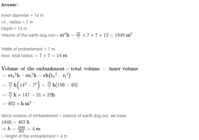 Volume and Surface Area of Solids RS Aggarwal Class 8 Solutions Ex 20B 18.1