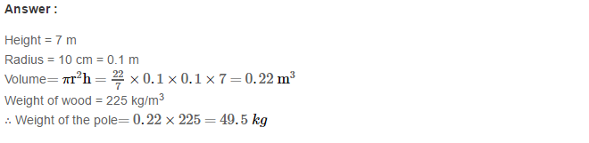 Volume and Surface Area of Solids RS Aggarwal Class 8 Solutions Ex 20B 3.1
