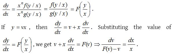 Homogeneous Differential Equations 2