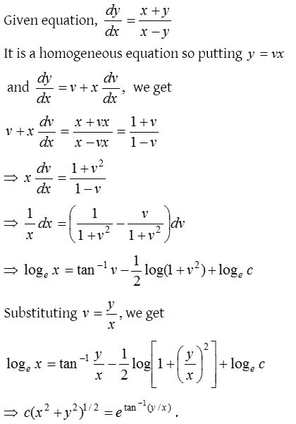 Homogeneous Differential Equations 9