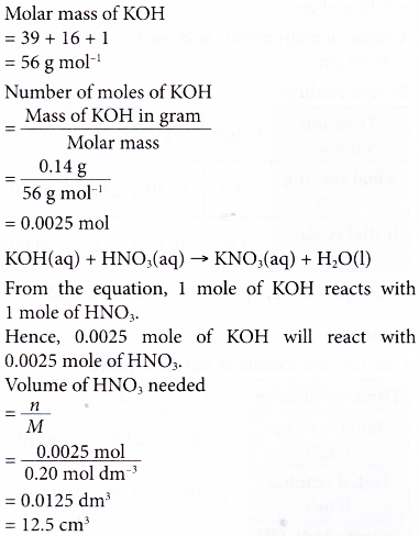 How does titration determine concentration 12