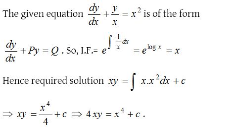 Solution of First Order Linear Differential Equations 10