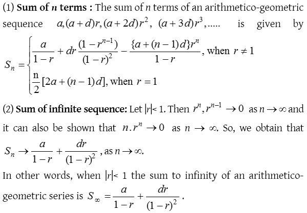 What is Arithmetico–Geometric Sequence 1