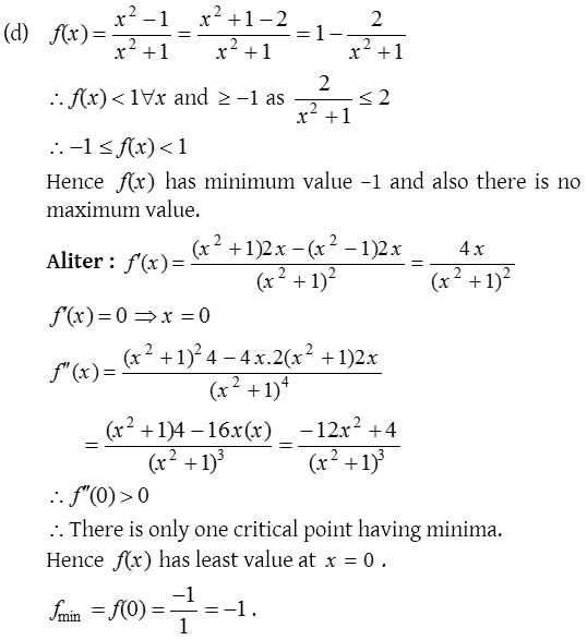 How do you find the Minimum and Maximum Values of a Function 18
