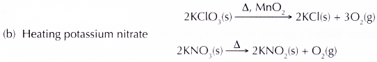 The Reactivity Series of Metals Towards Oxygen 4