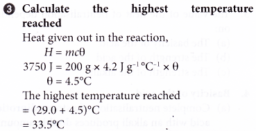 What is heat of displacement 11