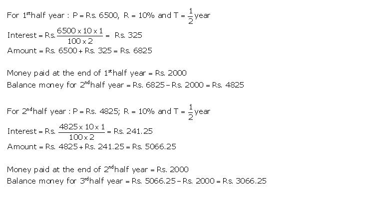 Frank ICSE Solutions for Class 9 Maths Compound Interest Ex 3.1 25