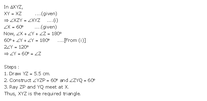 Frank ICSE Solutions for Class 9 Maths Constructions of Triangles Ex 14.1 17
