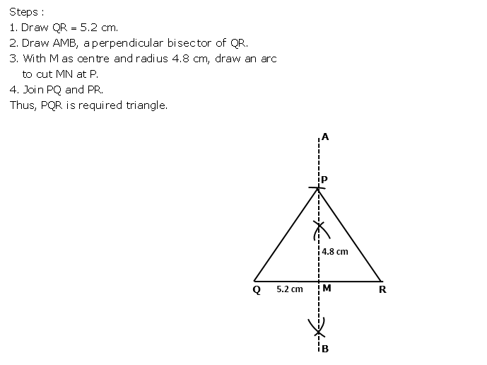 Frank ICSE Solutions for Class 9 Maths Constructions of Triangles Ex 14.1 21