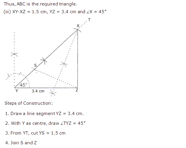 Frank ICSE Solutions for Class 9 Maths Constructions of Triangles Ex 14.1 39