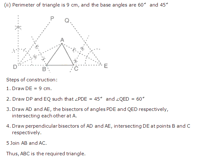 Frank ICSE Solutions for Class 9 Maths Constructions of Triangles Ex 14.1 42
