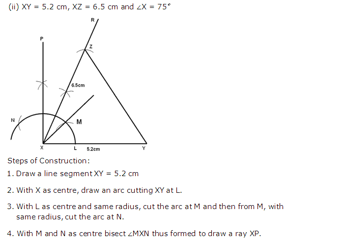 Frank ICSE Solutions for Class 9 Maths Constructions of Triangles Ex 14.1 5