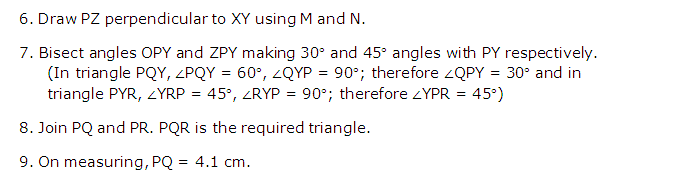Frank ICSE Solutions for Class 9 Maths Constructions of Triangles Ex 14.1 50