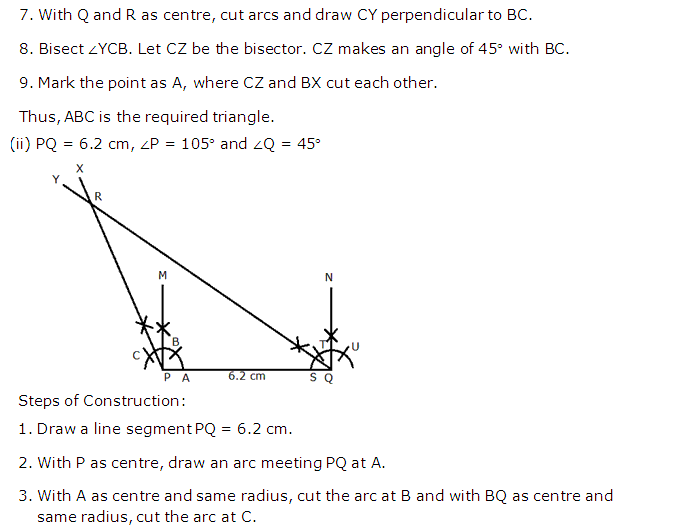 Frank ICSE Solutions for Class 9 Maths Constructions of Triangles Ex 14.1 9