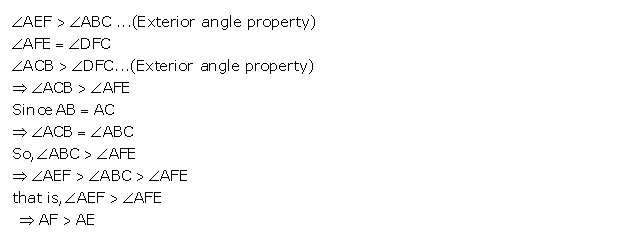 Frank ICSE Solutions for Class 9 Maths Inequalities in Triangles Ex 13.1 32