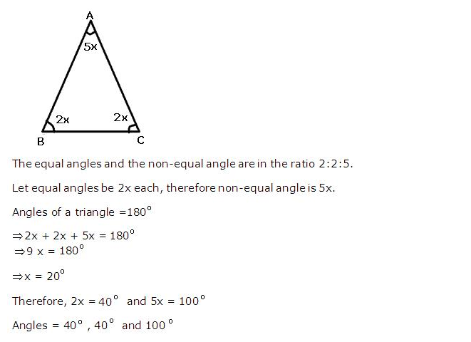 Frank ICSE Solutions for Class 9 Maths Isosceles Triangle Ex 12.1 2