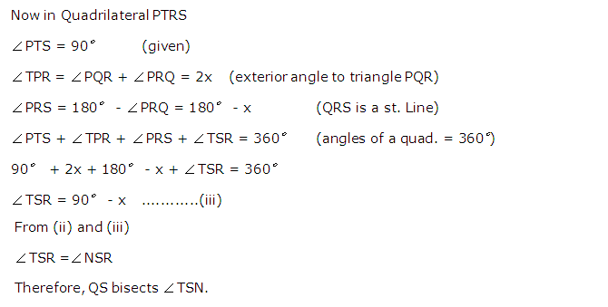 Frank ICSE Solutions for Class 9 Maths Isosceles Triangle Ex 12.1 32