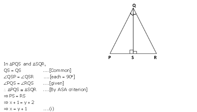 Frank ICSE Solutions for Class 9 Maths Isosceles Triangle Ex 12.1 34