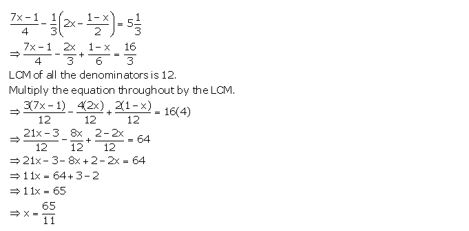 Frank ICSE Solutions for Class 9 Maths Linear Equations Ex 7.1 30