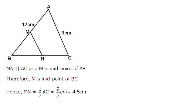 Frank ICSE Solutions for Class 9 Maths Mid-point and Intercept Theorems Ex 15.1 2