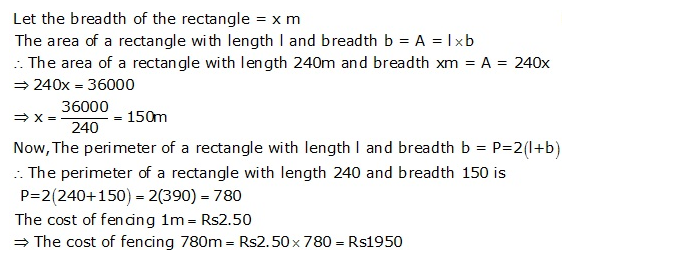 Frank ICSE Solutions for Class 9 Maths Perimeter and Area Ex 24.2 8