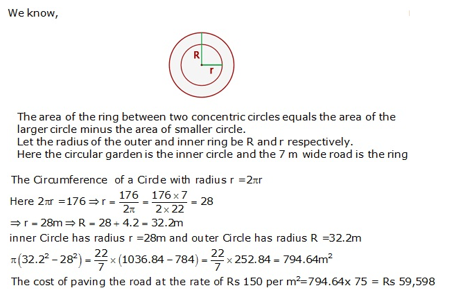 Frank ICSE Solutions for Class 9 Maths Perimeter and Area Ex 24.3 22