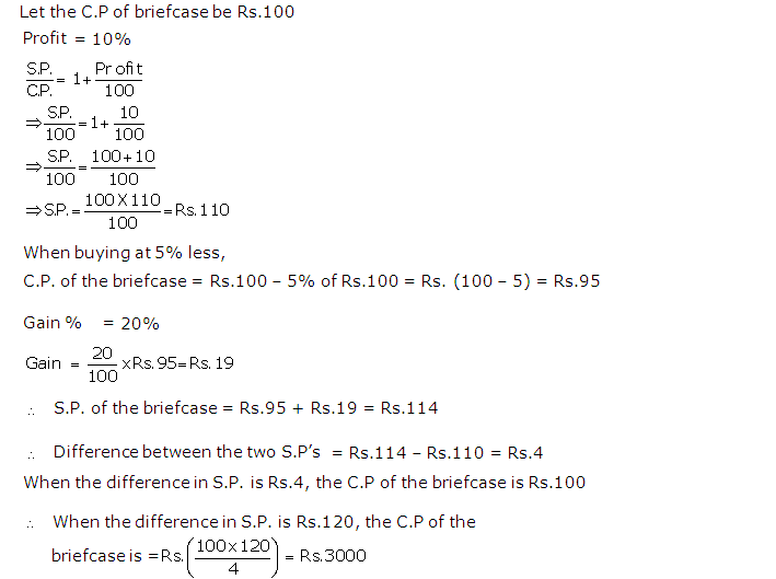 Frank ICSE Solutions for Class 9 Maths Profit, Loss and Discount Ex 2.2 10