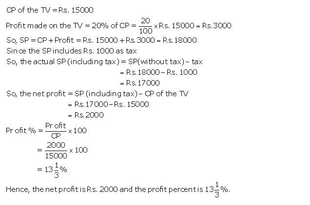 Frank ICSE Solutions for Class 9 Maths Profit, Loss and Discount Ex 2.2 42
