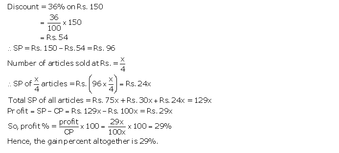 Frank ICSE Solutions for Class 9 Maths Profit, Loss and Discount Ex 2.3 19