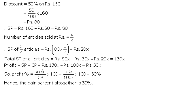 Frank ICSE Solutions for Class 9 Maths Profit, Loss and Discount Ex 2.3 21