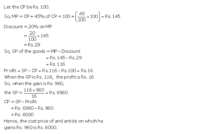 Frank ICSE Solutions for Class 9 Maths Profit, Loss and Discount Ex 2.3 26