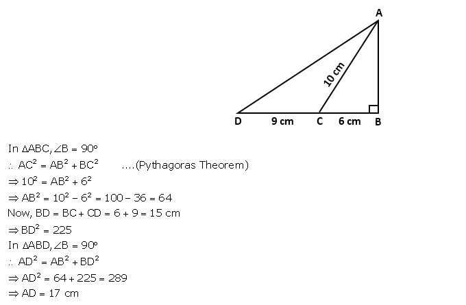 Frank ICSE Solutions for Class 9 Maths Pythagoras Theorem Ex 17.1 32