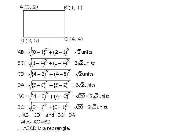Frank ICSE Solutions for Class 10 Maths Distance and Section Formulae Ex 12.1 32