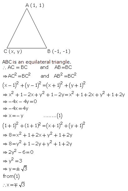 Frank ICSE Solutions for Class 10 Maths Distance and Section Formulae Ex 12.1 38