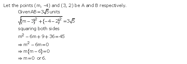 Frank ICSE Solutions for Class 10 Maths Distance and Section Formulae Ex 12.1 7