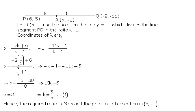 Frank ICSE Solutions for Class 10 Maths Distance and Section Formulae Ex 12.2 15