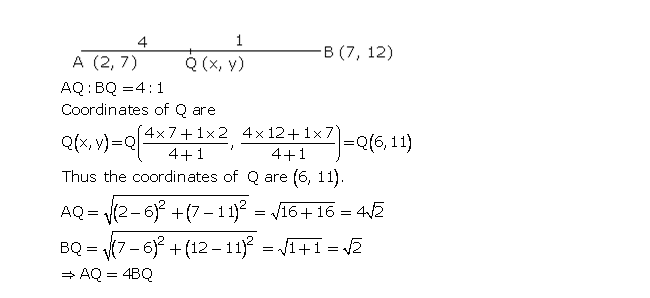 Frank ICSE Solutions for Class 10 Maths Distance and Section Formulae Ex 12.2 18