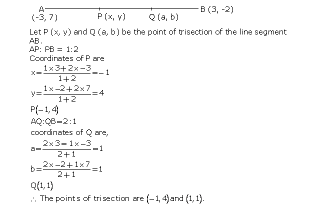 Frank ICSE Solutions for Class 10 Maths Distance and Section Formulae Ex 12.2 2