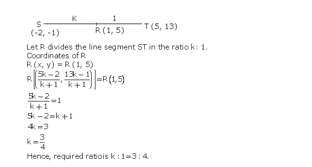 Frank ICSE Solutions for Class 10 Maths Distance and Section Formulae Ex 12.2 5