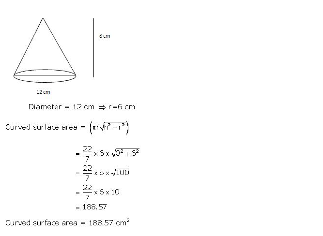 Frank ICSE Solutions for Class 10 Maths Mensuration II Ex 20.1 6