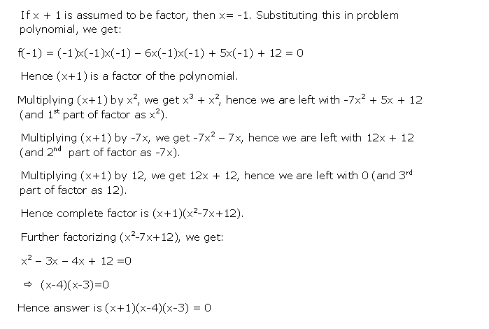Frank ICSE Solutions for Class 10 Maths Remainder And Factor Theorems Ex 10.1 20