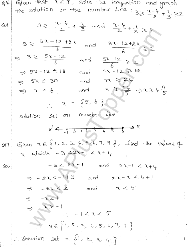 ML Aggarwal ICSE Solutions for Class 10 Maths Chapter 5 Linear Inequations Q1.8