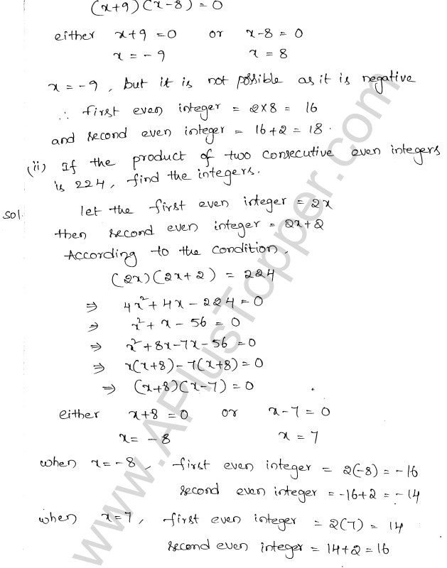 ML Aggarwal ICSE Solutions for Class 10 Maths Chapter 6 Quadratic Equations in One Variable Q6.35