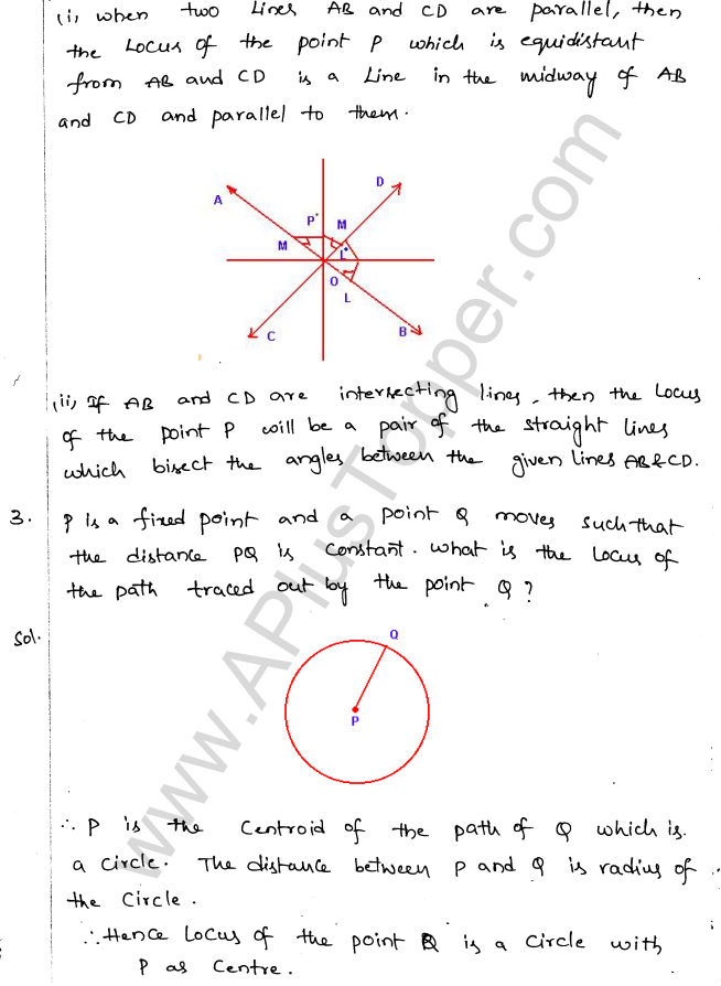 ML Aggarwal ICSE Solutions for Class 10 Maths Chapter 15 Locus Q1.2