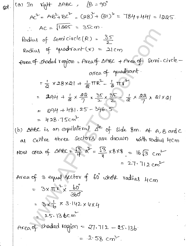 ML Aggarwal ICSE Solutions for Class 10 Maths Chapter 18 Mensuration Q1.28