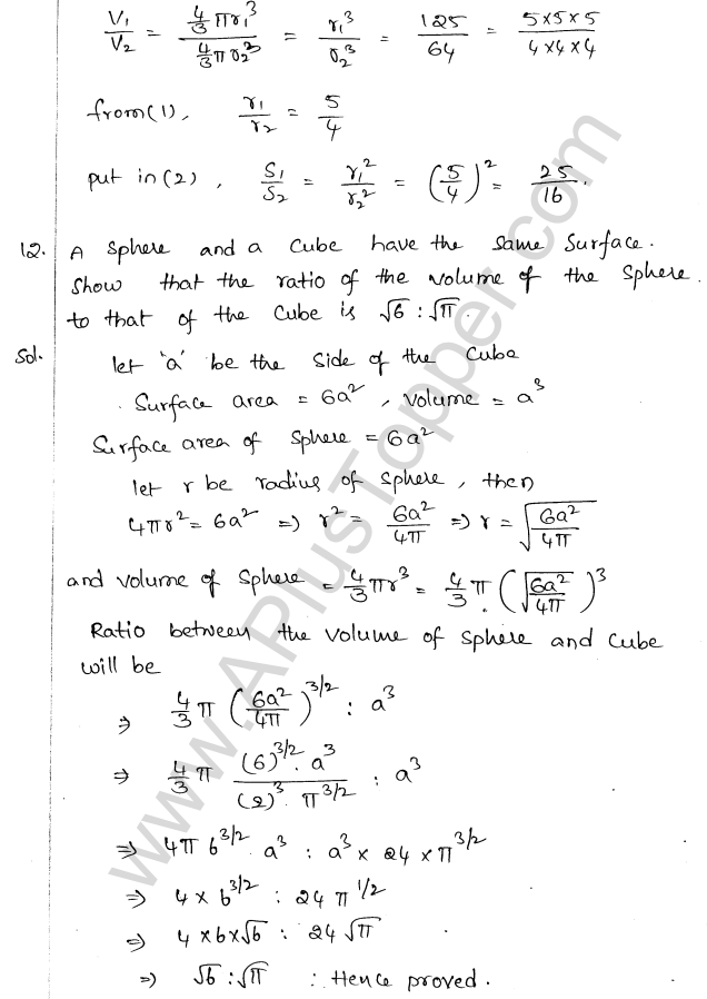 ML Aggarwal ICSE Solutions for Class 10 Maths Chapter 18 Mensuration Q1.68