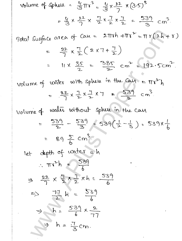 ML Aggarwal ICSE Solutions for Class 10 Maths Chapter 18 Mensuration Q1.76