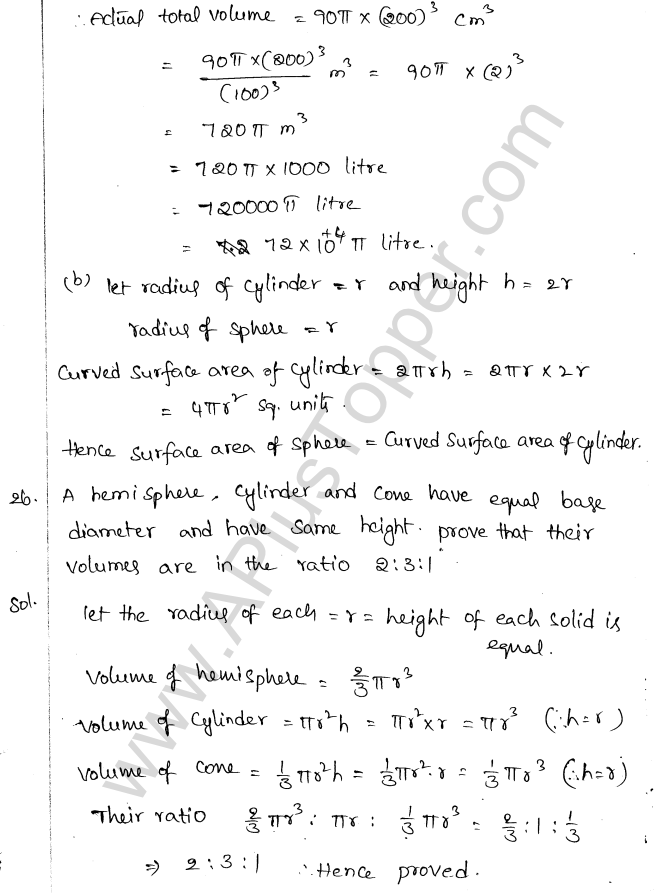 ML Aggarwal ICSE Solutions for Class 10 Maths Chapter 18 Mensuration Q1.84