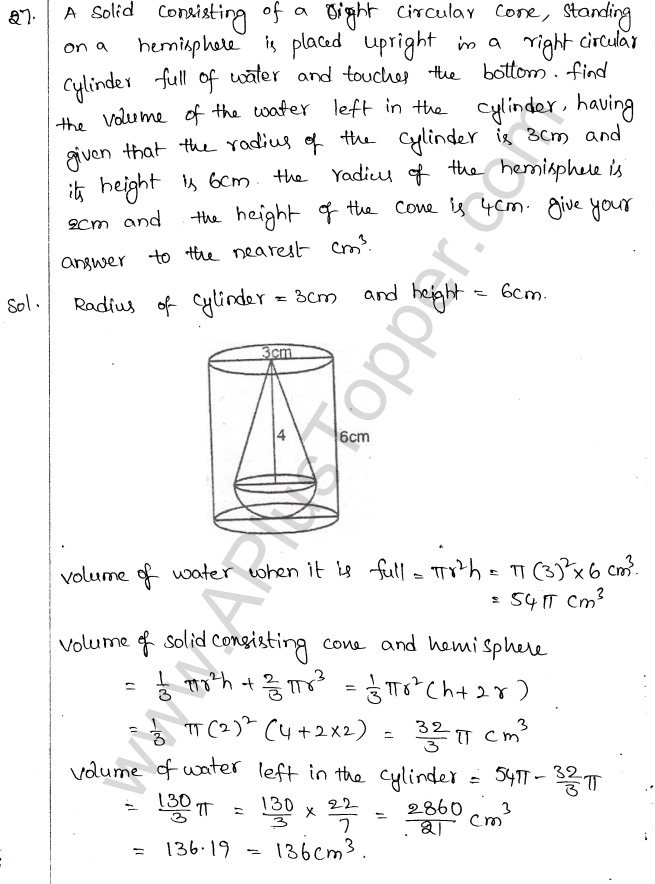 ML Aggarwal ICSE Solutions for Class 10 Maths Chapter 18 Mensuration Q1.85
